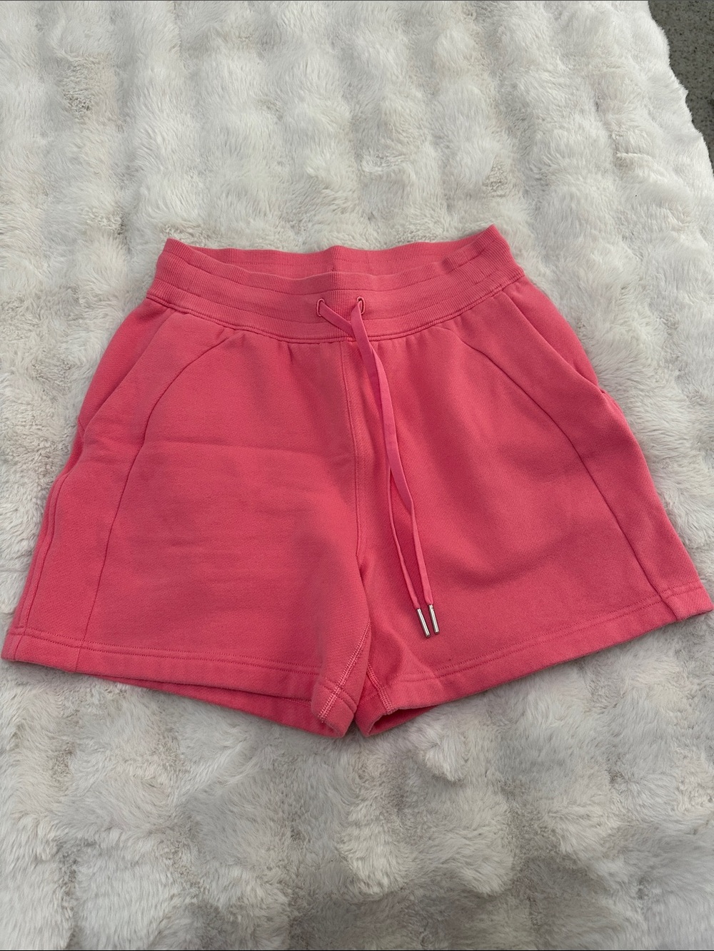 lululemon athletica Coral Pink Drawstring Athletic Shorts